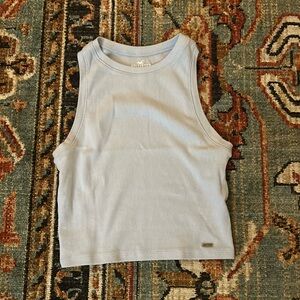 Baby blue Hollister tank top.